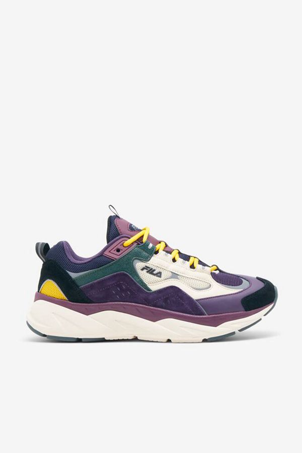 Fila Trigate Plus Men's Sneakers - Purple,NZ 783-87602